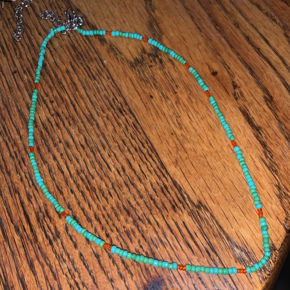 Cute western teal chocker / necklace